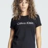 Calvin Klein Cotton Coordinating Shirt Mit Logo-Print 2 Calvin Klein Cotton Coordinating Shirt Mit Logo-Print -CALIDA-Shop Calvin Klein Cotton Coordinating Shirt mit Logo Print schwarz QS6105E 001