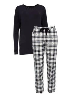 Cyberjammies Beth Pyjama, Lang -CALIDA-Shop Cyberjammies Beth Pyjama lang Schwarz CY939187 Set BLACK 2