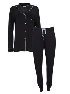 Cyberjammies Beth Pyjama, Lang -CALIDA-Shop Cyberjammies Beth Pyjama lang schwarz CY939089 Set BLACK 3