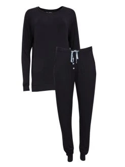 Cyberjammies Beth Pyjama, Lang -CALIDA-Shop Cyberjammies Beth Pyjama lang schwarz CY939190 Set BLACK 2