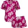 Cyberjammies Emmi Kurz-Pyjama -CALIDA-Shop Cyberjammies Emmi Kurz Pyjama rosa CY965552 SET BERRY LEAF PRINT