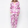 Cyberjammies Viola Pyjama, Durchgeknöpft -CALIDA-Shop Cyberjammies Viola Pyjama lang rosa CY956362 SET PINK PETAL PRINT