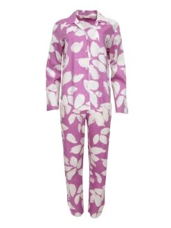 Cyberjammies Viola Pyjama, Durchgeknöpft -CALIDA-Shop Cyberjammies Viola Pyjama lang rosa CY956362 SET PINK PETAL PRINT 2