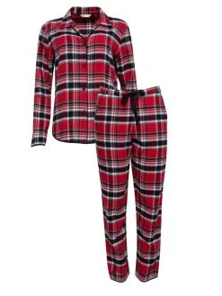Cyberjammies Windsor Pyjama, Durchgeknöpft -CALIDA-Shop Cyberjammies Windsor Pyjama lang Rot CY944443 Set RED CHECKS 2
