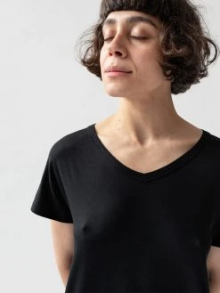 Erlich Textil Luna Pyjama, Lang -CALIDA-Shop Erlich Textil Nora Pyjama lang schwarz 440127875050 SET 750 2