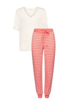 ESPRIT Casual Bündchen-Pyjama
