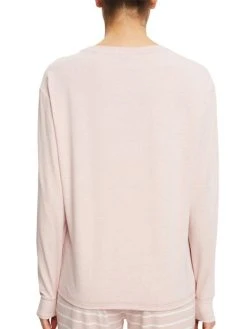 ESPRIT Casual Bündchen-Pyjama -CALIDA-Shop Esprit Casual Buendchenpyjama Set hellrosa 992ER1Y31113 SET 681 2