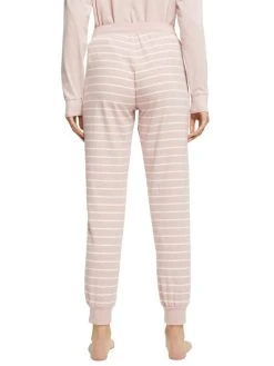 ESPRIT Casual Bündchen-Pyjama -CALIDA-Shop Esprit Casual Set Kurzam Shirt und Buendchenhose hellrosa 992ER1Y31905 SET 682 4