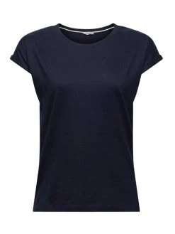 ESPRIT Everyday Cotton Kurzarm-Shirt -CALIDA-Shop Esprit Everday Cotton Kurzarm Shirt blau 991EF1Y308 400 1628084826