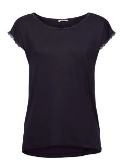 ESPRIT Soft Stripes Kurzarm-Shirt 7 ESPRIT Soft Stripes Kurzarm-Shirt -CALIDA-Shop Esprit Soft Stripes Kurzarm Shirt blau 991EF1Y318 400 1628084740