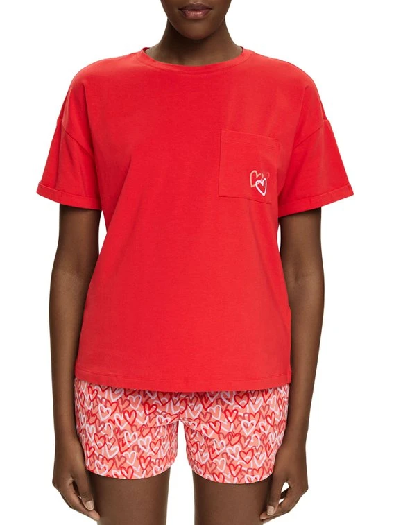ESPRIT Valentine Kurz-Pyjama 3 ESPRIT Valentine Kurz-Pyjama