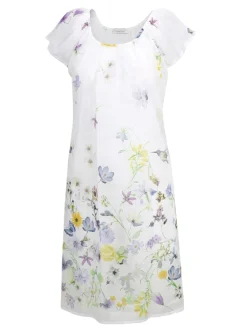 Eva Bitzer Felicitá Kurz-Nachthemd, Länge 95cm 9 Eva Bitzer Felicitá Kurz-Nachthemd, Länge 95cm -CALIDA-Shop Eva Bitzer Felicita Kleid Laenge 95cm weiss 13311079 60 3