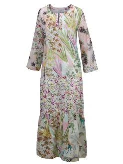 Eva Bitzer Piu Bella Cosa Kleid Mit 3/4-Arm, Länge 130 Cm 9 Eva Bitzer Piu Bella Cosa Kleid Mit 3/4-Arm, Länge 130 Cm -CALIDA-Shop Eva Bitzer Piu Bella Cosa Kleid mit 3 4 Arm Laenge 130 cm rosa 13310176 402 3