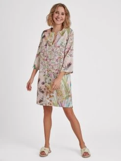 Eva Bitzer Piu Bella Cosa Kleid Mit 3/4-Arm, Länge 95 Cm