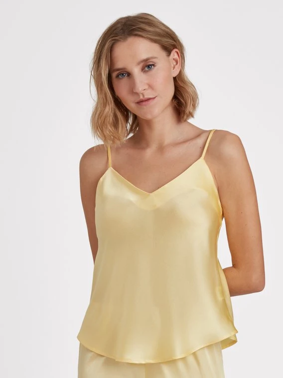 Eva Bitzer Sloane Street Spaghetti-Top Aus Seide 3 Eva Bitzer Sloane Street Spaghetti-Top Aus Seide