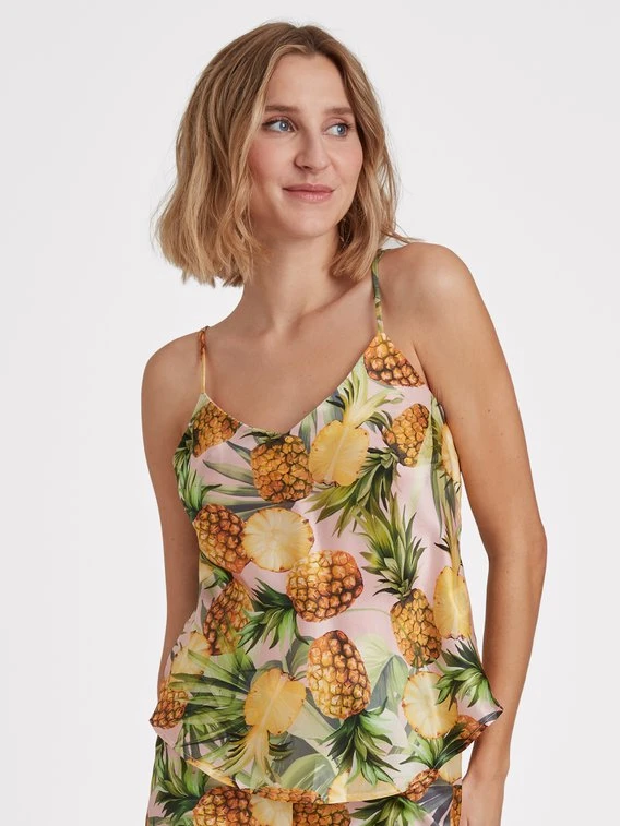 Eva Bitzer Sloane Street Spaghetti-Top Aus Seide 3 Eva Bitzer Sloane Street Spaghetti-Top Aus Seide