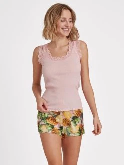 Eva Bitzer Sloane Street Tank-Top Mit Seide -CALIDA-Shop Eva Bitzer Sloane Street Tank Top mit Seide rosa 27338232 01 3