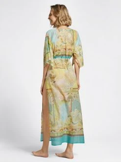 CALIDA-Shop -CALIDA-Shop Eva B Bitzer Bella Sicilia Kleid mit 3 4 Arm gruen 12310472 35 1