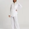 HANRO Cotton Deluxe Pyjama, Geknöpft