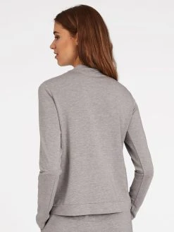 HANRO Balance Jacke Mit Reißverschluss -CALIDA-Shop Hanro Balance Jacke mit Reissverschluss grau 077730 1676 1628499680