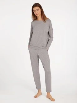 HANRO Balance Lange Hose -CALIDA-Shop Hanro Balance lange Hose grau 077734 1676 1628499713