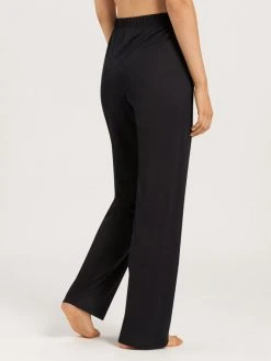 HANRO Cotton Deluxe Hose, Lang -CALIDA-Shop Hanro Cotton Deluxe Hose lang schwarz 077955 0019 1