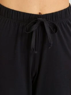 HANRO Cotton Deluxe Hose, Lang -CALIDA-Shop Hanro Cotton Deluxe Hose lang schwarz 077955 0019 3