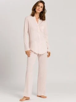 HANRO Cotton Deluxe Pyjama, Geknöpft