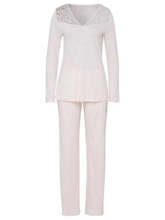 HANRO Moments Pyjama Mit Spitze 5 HANRO Moments Pyjama Mit Spitze – Bild 3