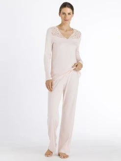 HANRO Moments Pyjama Mit Spitze