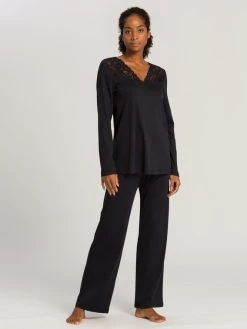 HANRO Moments Pyjama Mit Spitze