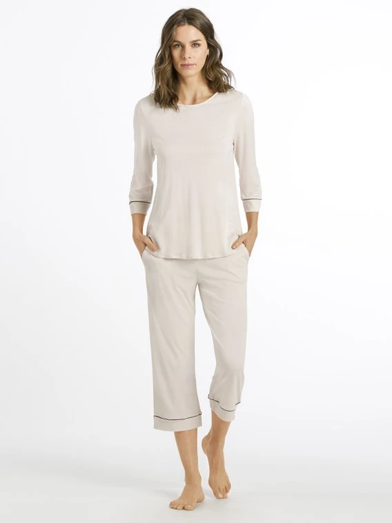HANRO Natural Comfort 3/4-Pyjama 3 HANRO Natural Comfort 3/4-Pyjama