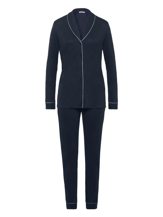 HANRO Natural Comfort Pyjama Lang, Durchgeknöpft 7 HANRO Natural Comfort Pyjama Lang, Durchgeknöpft – Bild 5