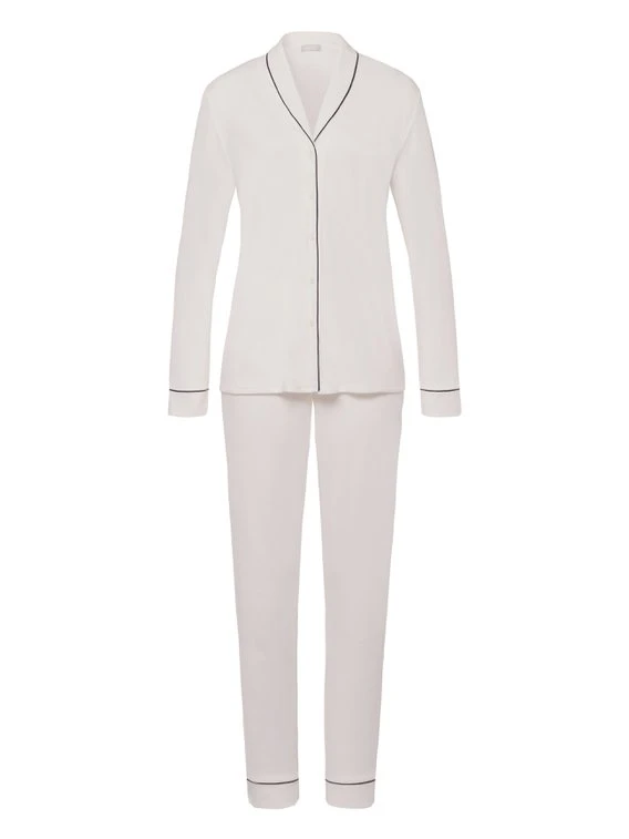 HANRO Natural Comfort Pyjama Lang, Durchgeknöpft 7 HANRO Natural Comfort Pyjama Lang, Durchgeknöpft – Bild 5