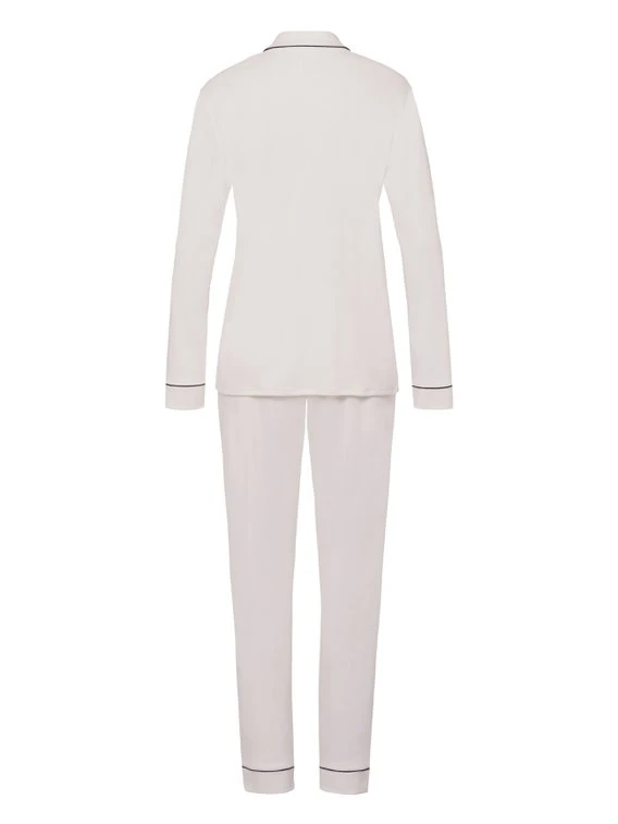 HANRO Natural Comfort Pyjama Lang, Durchgeknöpft 8 HANRO Natural Comfort Pyjama Lang, Durchgeknöpft – Bild 6