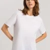 HANRO Natural Shirt Kurzarm-Shirt 1 HANRO Natural Shirt Kurzarm-Shirt -CALIDA-Shop Hanro Natural Shirt Kurzarm Shirt weiss 078662 0101