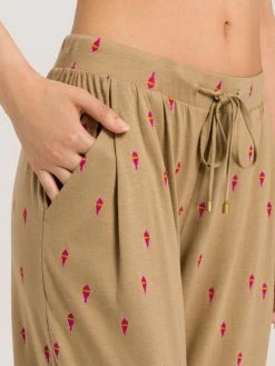 HANRO Sleep & Lounge Loungehose, Lang -CALIDA-Shop Hanro Sleep und Lounge Loungehose lang gruen 077882 2957 3