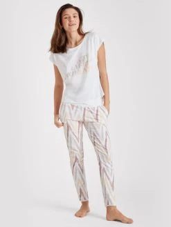 Juvia Lissy Kurzarm-Shirt 8 Juvia Lissy Kurzarm-Shirt -CALIDA-Shop JUVIA Lissy Kurzarm Shirt weiss 810 19 220 151 1