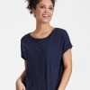 Juvia Luca Kurzarm-Shirt -CALIDA-Shop JUVIA NOS Boxy Shirt Kurzarm Shirt blau 810 00 101 880