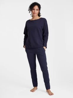 Juvia Cathy Sweatpants 9 Juvia Cathy Sweatpants -CALIDA-Shop JUVIA NOS Trouser Turn Up Hose lang blau 830 11 068 880 2