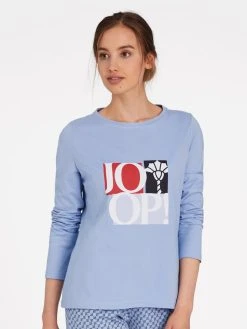 JOOP! Easy Leisure Langarm-Shirt Mit Logo-Print