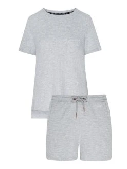JOOP! Easy Leisure Pyjama, Kurz 17 JOOP! Easy Leisure Pyjama, Kurz -CALIDA-Shop Joop Easy Leisure Pyjama kurz grau 64409292 SET 443 7