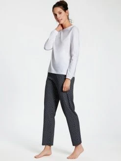 JOOP! Easy Leisure Pyjama, Lang -CALIDA-Shop Joop Easy Leisure Pyjama lang blau 64410303 SET 246 4