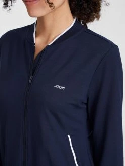 JOOP! Sporty Elegance Sweatjacke Mit Kleinem Stehkragen -CALIDA-Shop Joop Sporty Elegance Jacke blau 646170 246 3