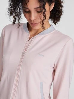 JOOP! Sporty Elegance Sweatjacke Mit Kleinem Stehkragen -CALIDA-Shop Joop Sporty Elegance Jacke rosa 646170 651 4