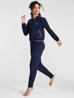 JOOP! Sporty Elegance Lounge-Pants Mit Bündchen -CALIDA-Shop Joop Sporty Elegance Lounge Hose blau 644070 246 3
