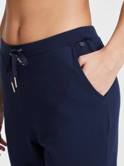 JOOP! Sporty Elegance Lounge-Pants Mit Bündchen -CALIDA-Shop Joop Sporty Elegance Lounge Hose blau 644070 246 4