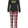 LASCANA Christmas Highlight Bündchen-Pyjama