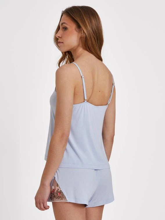 LASCANA Flower Meadow Kurz-Pyjama 4 LASCANA Flower Meadow Kurz-Pyjama – Bild 2