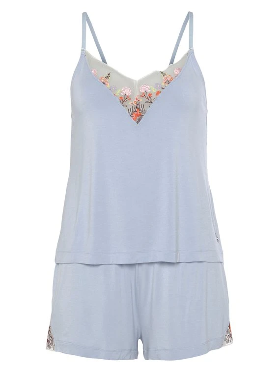 LASCANA Flower Meadow Kurz-Pyjama 6 LASCANA Flower Meadow Kurz-Pyjama – Bild 4